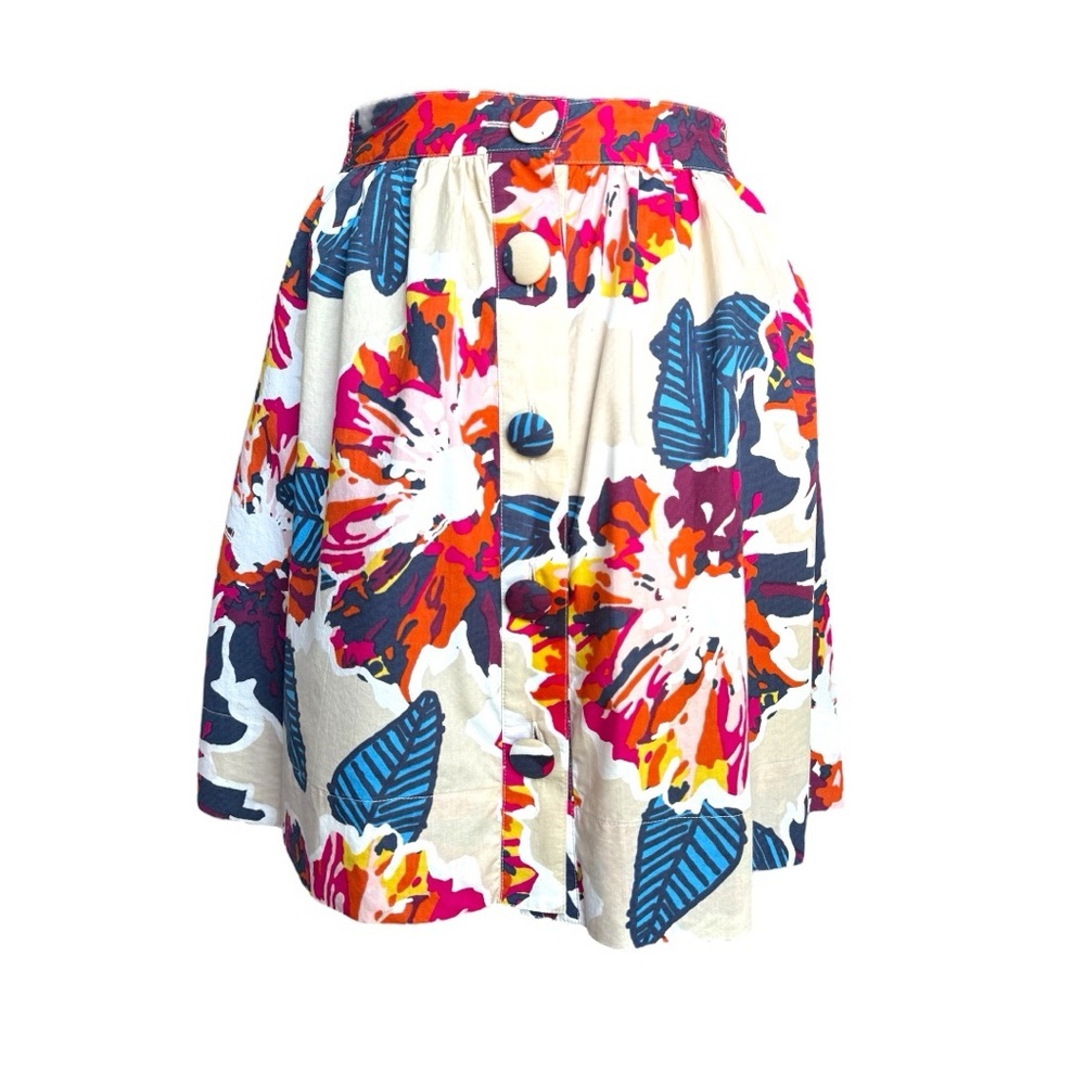 NWOT VINTAGE FOSSIL Full Pleated Floral Skirt
